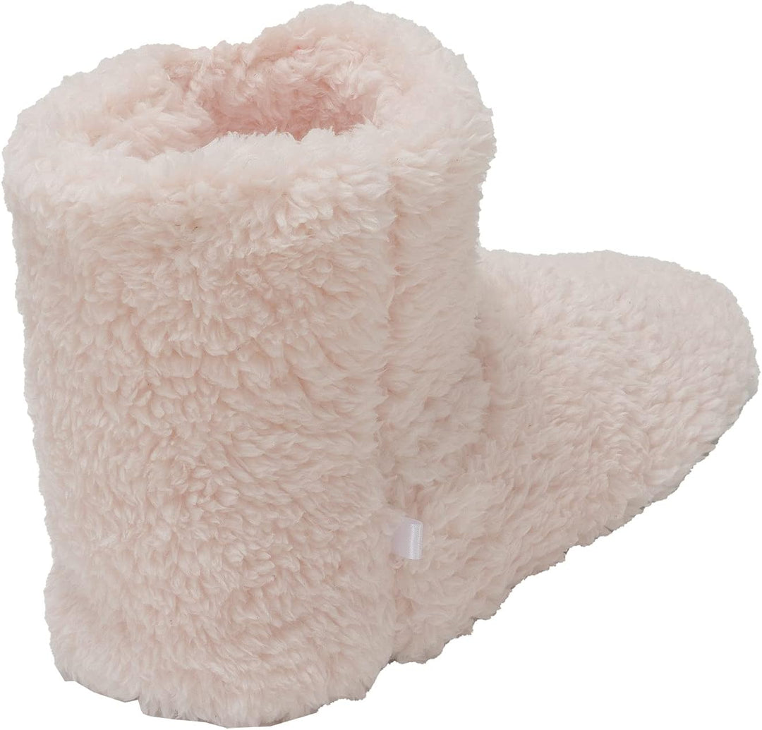 Women's and Men's Fluffy Bootie Slipper Sock with Memory Foam House Shoes