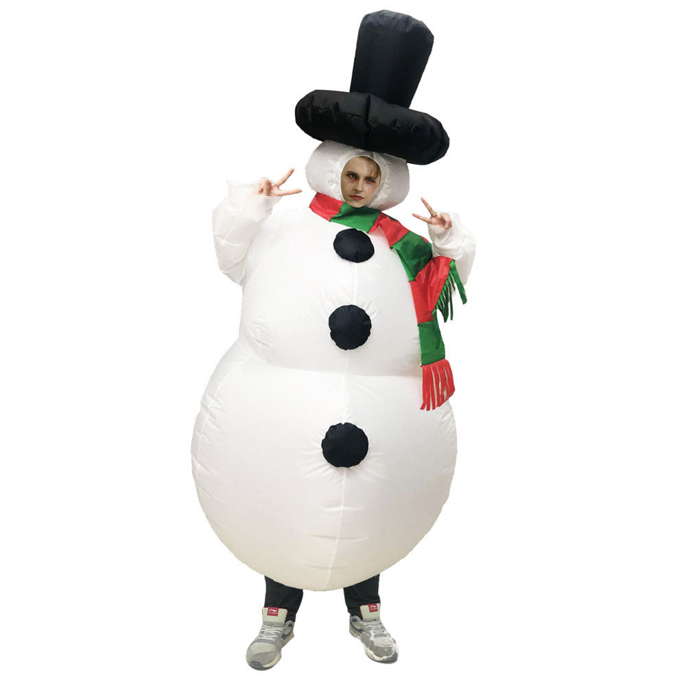 Christmas Old Man Snowman Gingerbread Man Inflatable Clothing