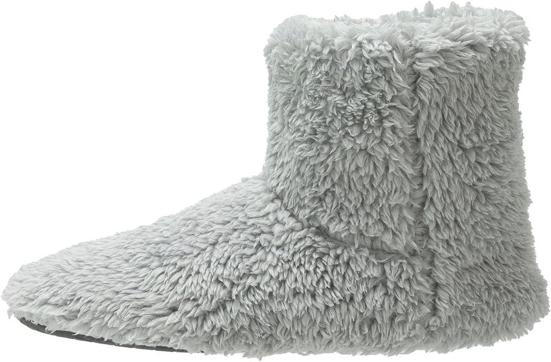 Women's and Men's Fluffy Bootie Slipper Sock with Memory Foam House Shoes