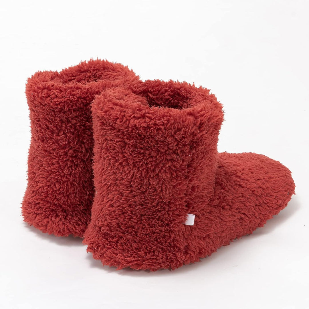 Women's and Men's Fluffy Bootie Slipper Sock with Memory Foam House Shoes