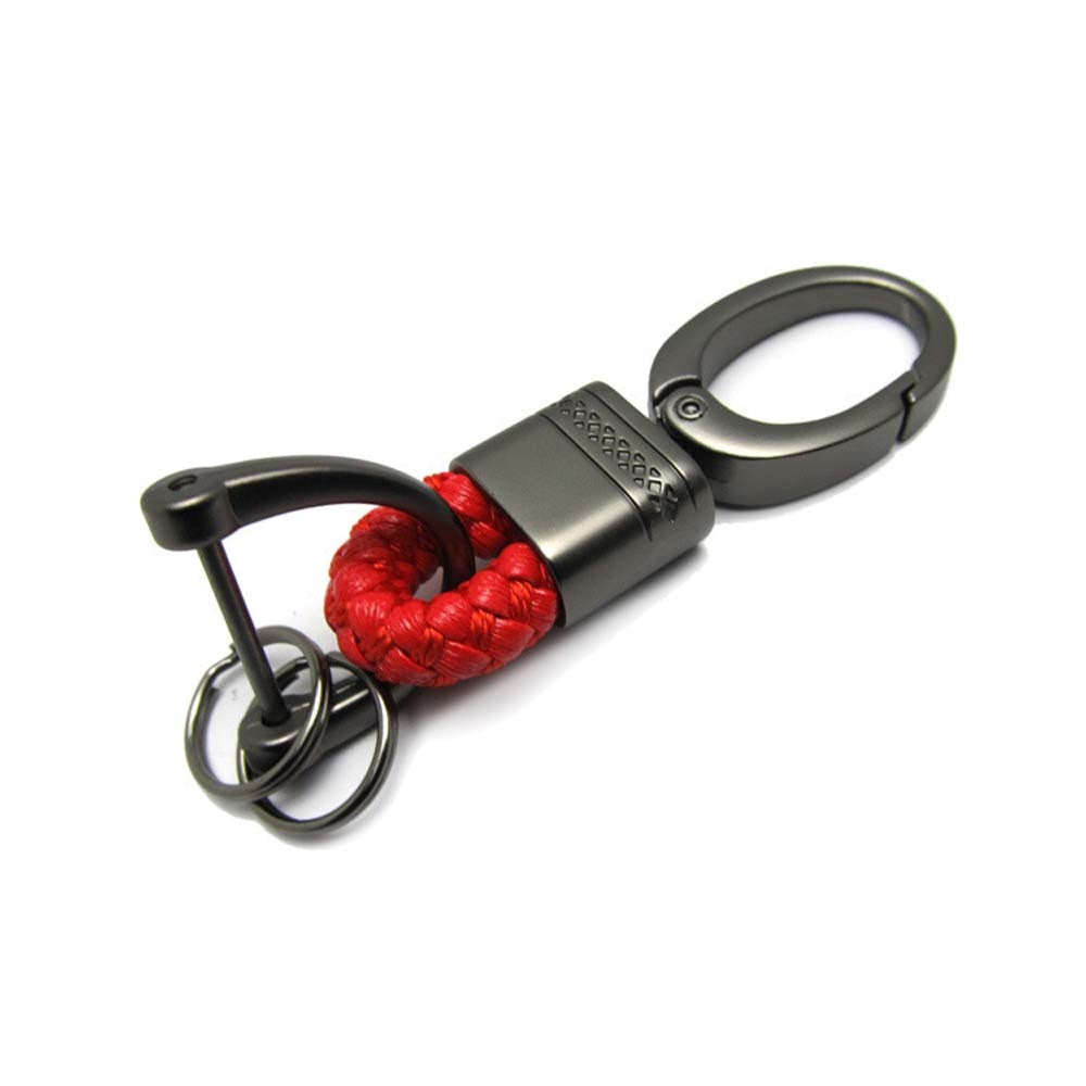 Metal Keychain Creative New Braided Rope Car Key Keychain