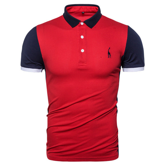 Men's Casual POLO Shirts Men's Slim Short-sleeved T-shirts