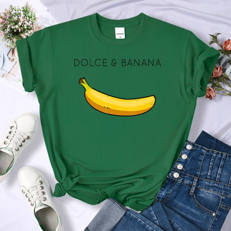 Dolce Banana Anime Printed T Shirts