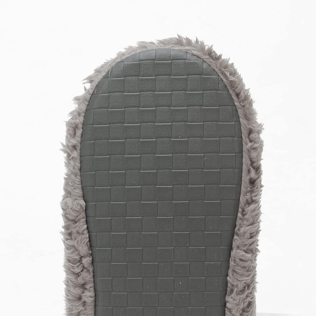 Women's and Men's Fluffy Bootie Slipper Sock with Memory Foam House Shoes