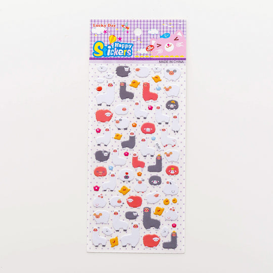 Cartoon Three-dimensional Bubble Sticker Hand Account Decoration Sticker