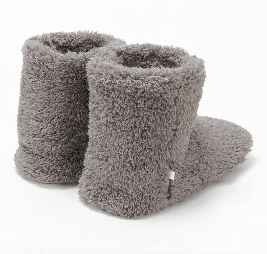 Women's and Men's Fluffy Bootie Slipper Sock with Memory Foam House Shoes