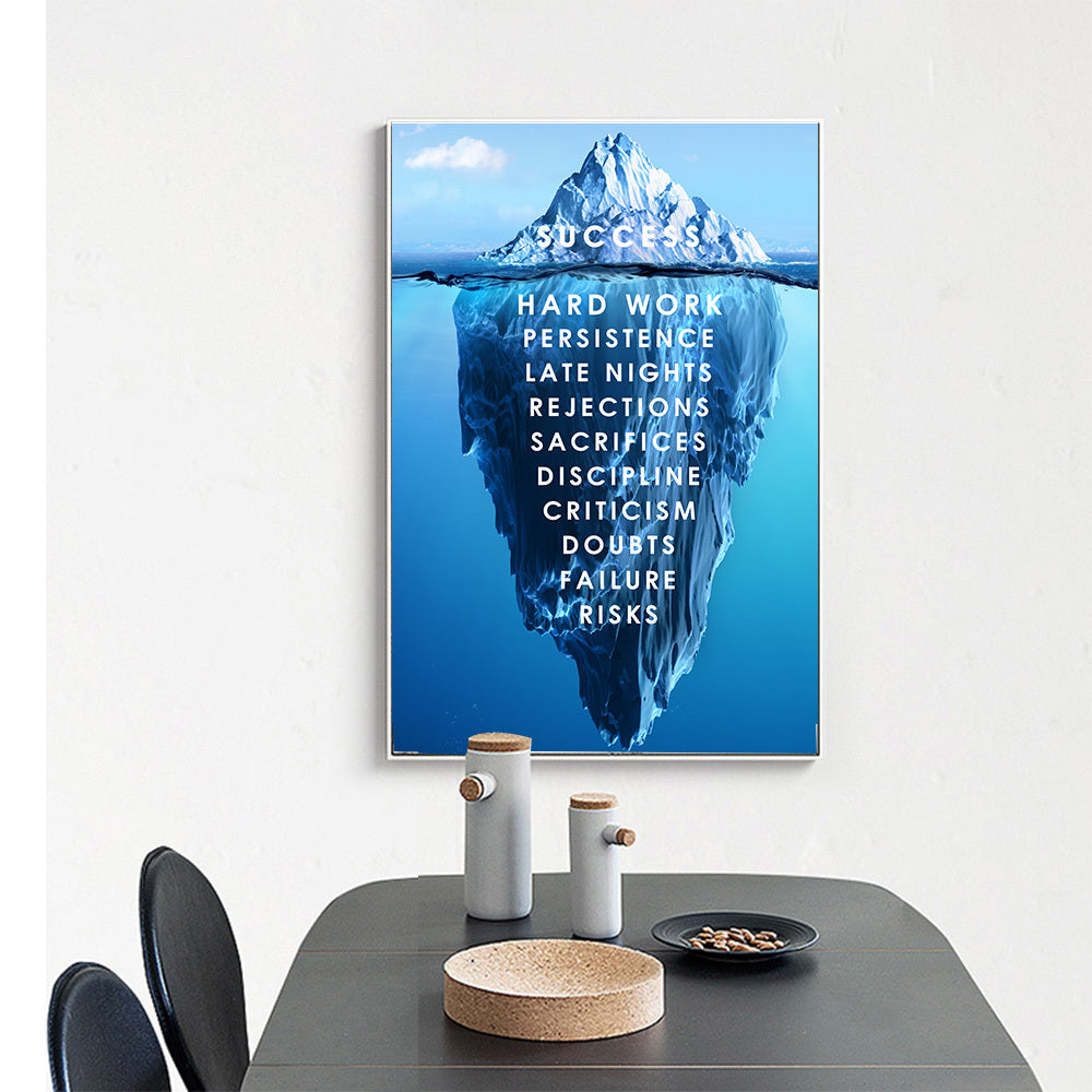 Iceberg decorative painting