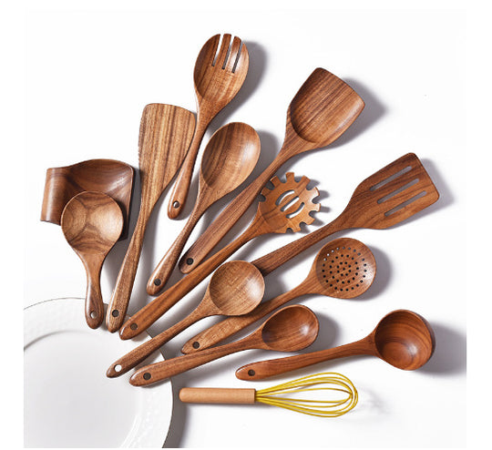 Wooden Spatula Cookware Kitchenware Set