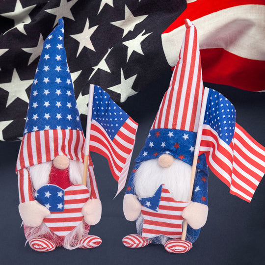 American Independence Day Decorations Faceless Doll Decoration Rudolph Action Figure