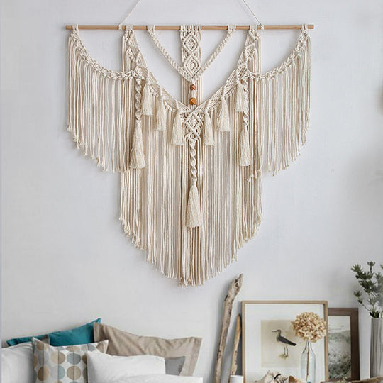 Handmade Cotton Rope Tassel Tapestries