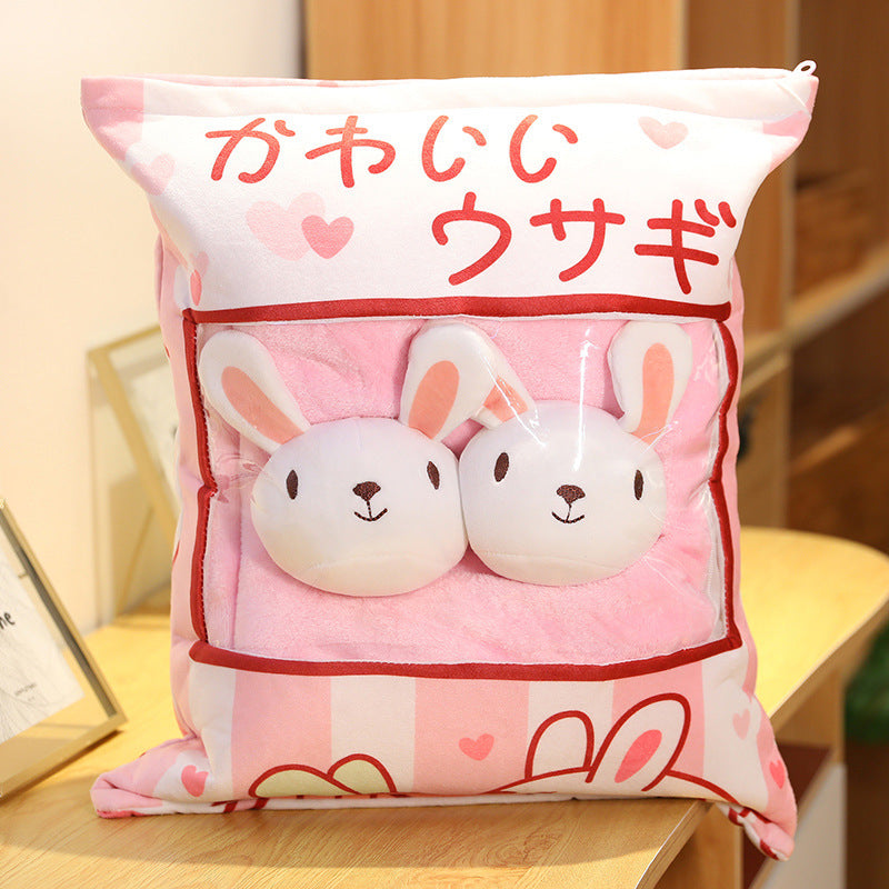 Cartoon plush pillow