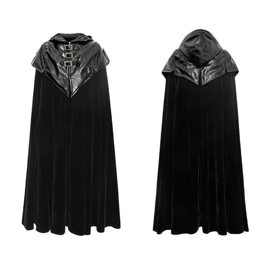 Men's Windbreaker Cloak Punk Retro Long Cloak Coat