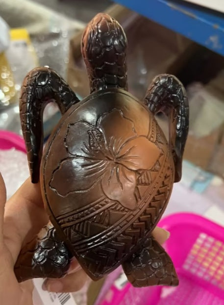 Hawaiian Turtle Statue Figurines Resin Crafts Creativity Desktop Ornaments Garden Home Decoration