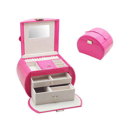 Leather Jewelry Storage Drawer High-end Jewelry Box