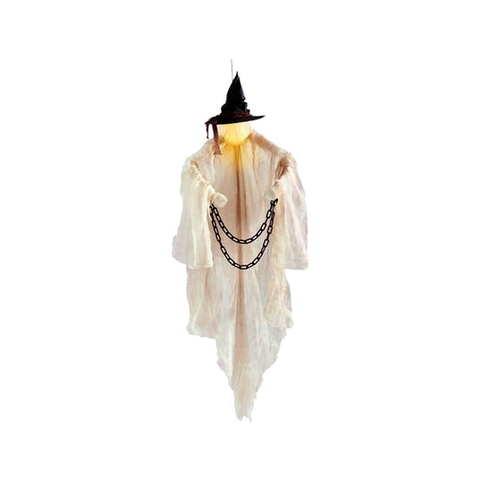 Halloween Farmhouse Flying Witch Atmosphere Decoration Horror Props Outdoor Scene