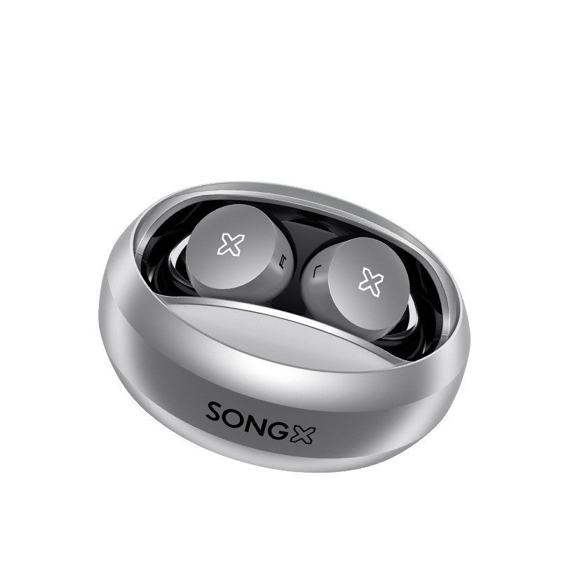 Space Limited Suit Wireless Bluetooth Headset Metal Call