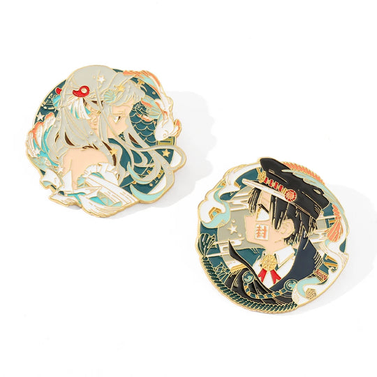 Toilet-Bound Hanako-Kun Enamel Pin - Fashionable Anime Character Accessory for Coats & Backpacks, Perfect Gift for Friends