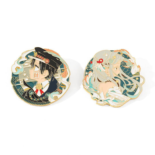 Toilet-Bound Hanako-Kun Enamel Pin - Fashionable Anime Character Accessory for Coats & Backpacks, Perfect Gift for Friends