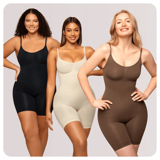 Seamless Women's Body Shaper - Slimming Waist Trainer Corset, Butt Lifter Bodysuit, Colombian Shapewear