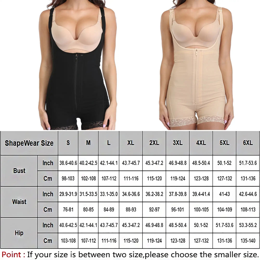 Lilvigor Fajas Colombianas Shapewear for Women Seamless Firm Triple Control Plus Size Thigh Slimmer Tummy Control Body Shaper