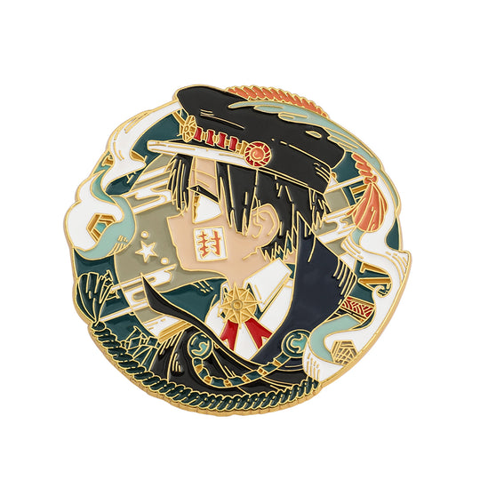 Toilet-Bound Hanako-Kun Enamel Pin - Fashionable Anime Character Accessory for Coats & Backpacks, Perfect Gift for Friends