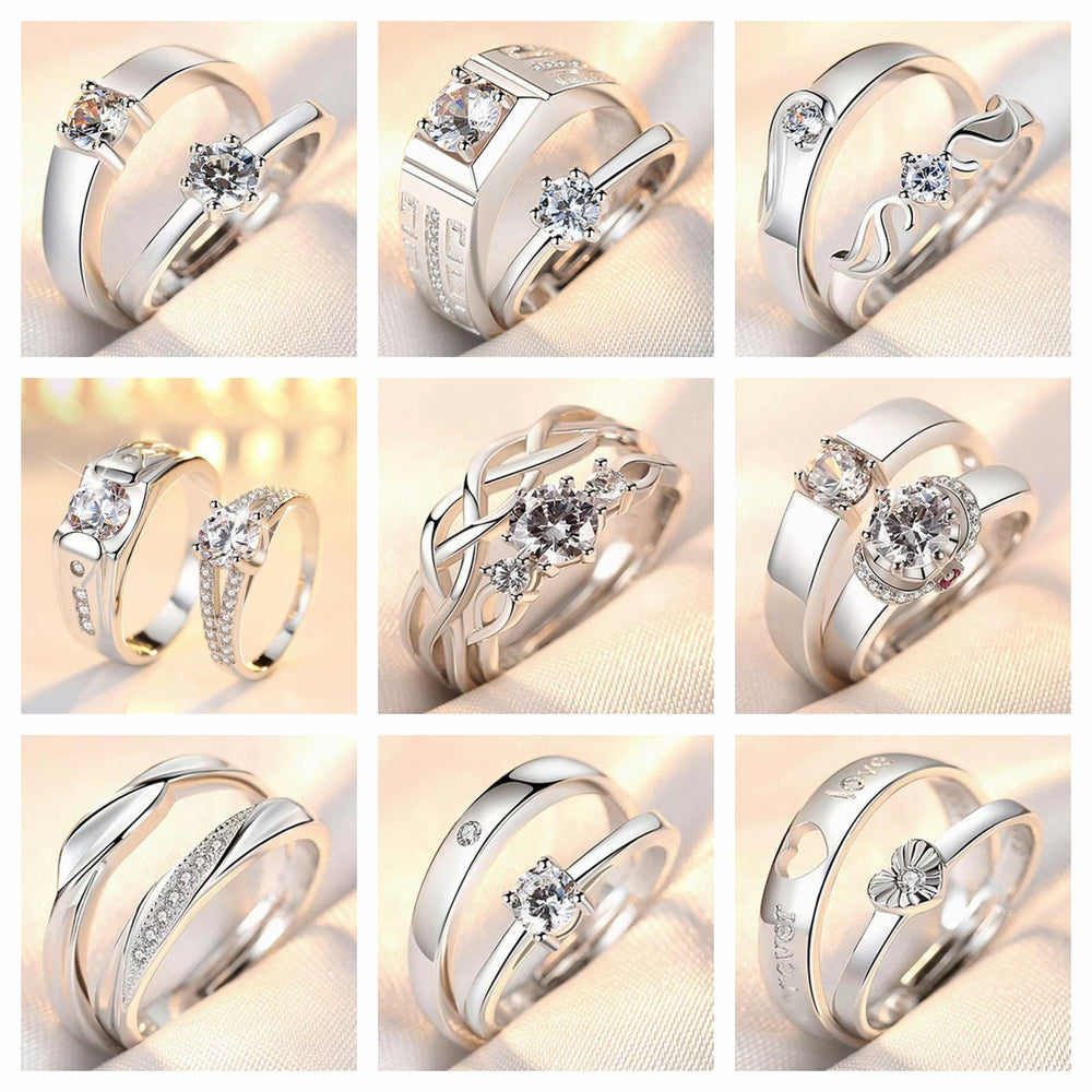 Couple Ring Korean Edition Minimalist