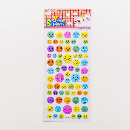 Cartoon Three-dimensional Bubble Sticker Hand Account Decoration Sticker