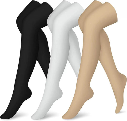 Pattern Gradient Leggings Lengthened Knee Socks