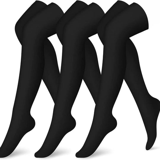 Pattern Gradient Leggings Lengthened Knee Socks