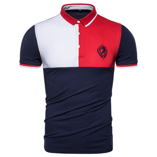 Men's Casual POLO Shirts Men's Slim Short-sleeved T-shirts