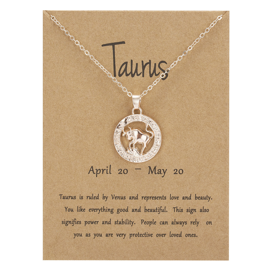 Rose Gold Round Cutout Animal Edition Twelve Constellation