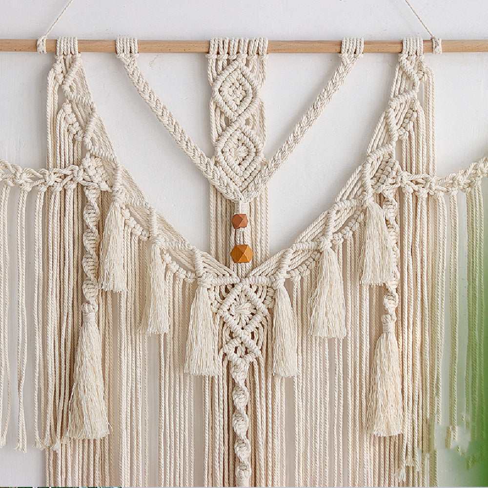 Handmade Cotton Rope Tassel Tapestries