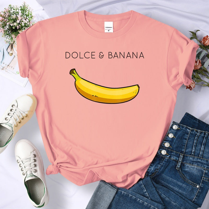 Dolce Banana Anime Printed T Shirts