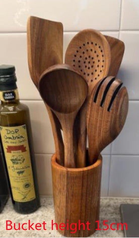 Wooden Spatula Cookware Kitchenware Set