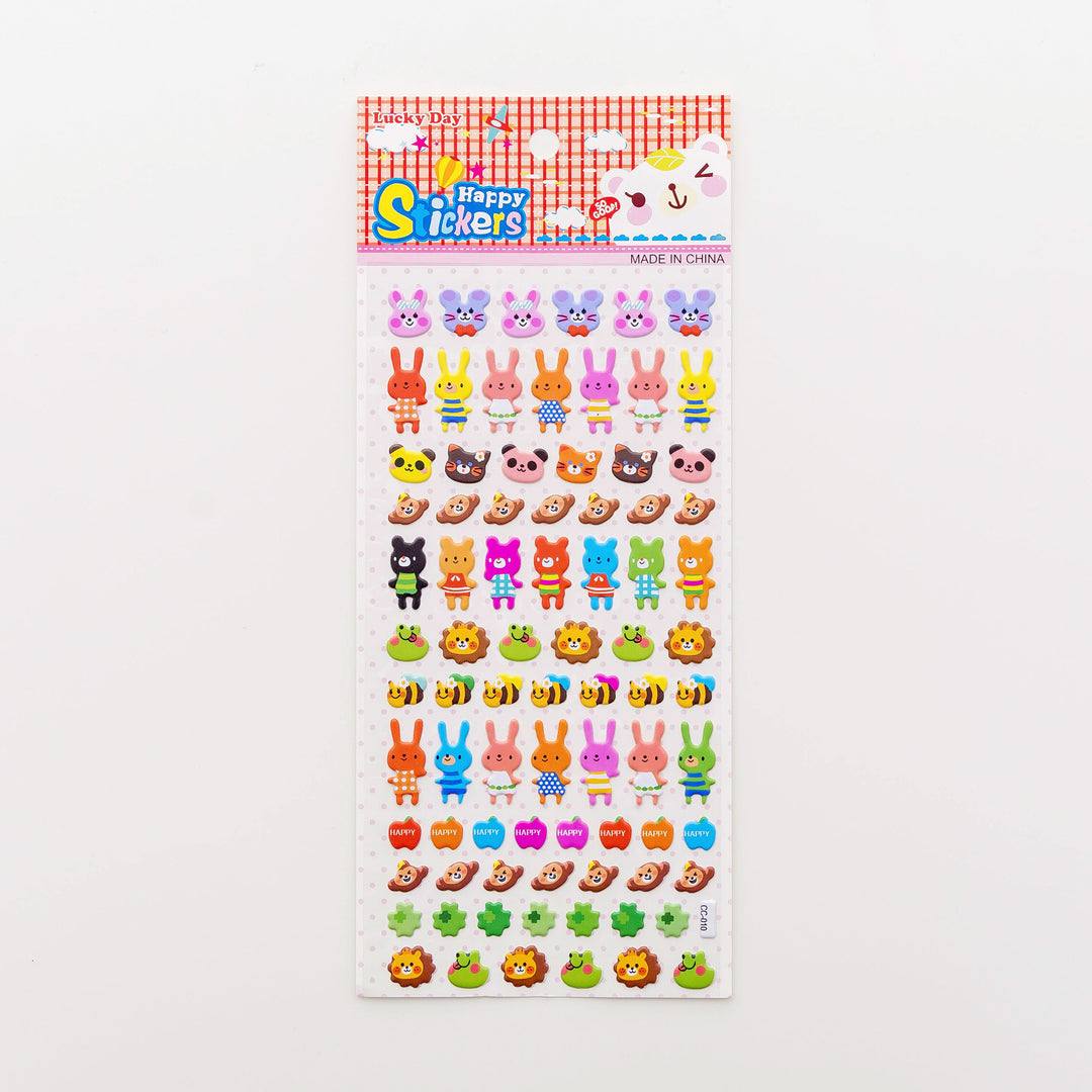 Cartoon Three-dimensional Bubble Sticker Hand Account Decoration Sticker