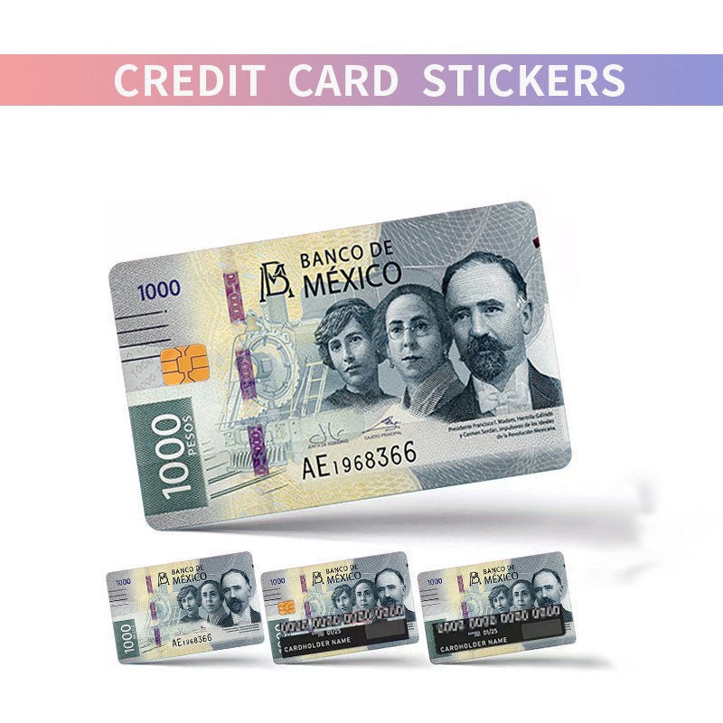 Credit Card Personalized Stickers