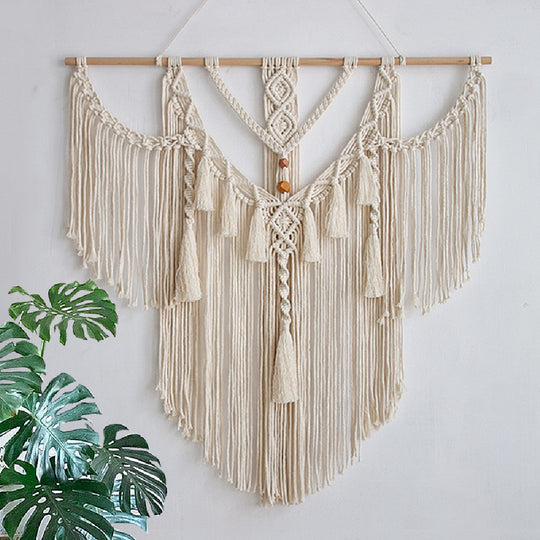 Handmade Cotton Rope Tassel Tapestries