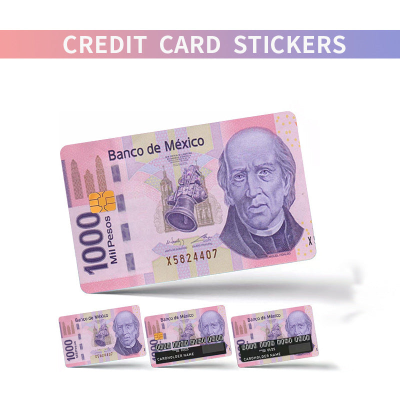 Credit Card Personalized Stickers