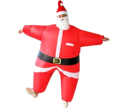 Christmas Old Man Snowman Gingerbread Man Inflatable Clothing