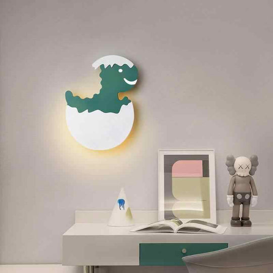 Children's Room Wall Lamp Boy Dinosaur Cute Wall Light Bulb