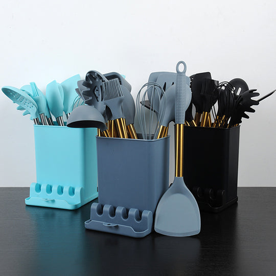 Silicone Kitchenware With Stainless Steel Handle