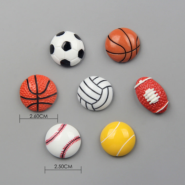 Cartoon Creative Sports Ball Decoration Stickers