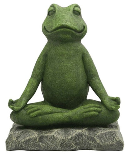 Meditation Frog Statue Resin Ornaments Resin Zen Animal Yoga Figurines