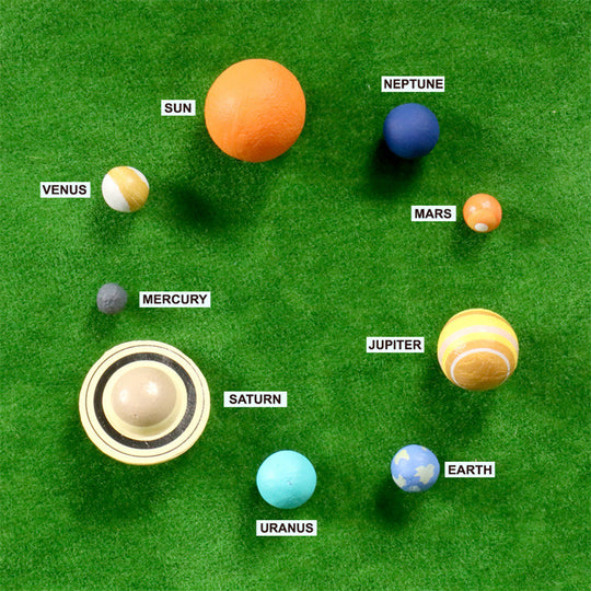 Simulation The Solar System Plastic Cosmic Planet System Universe Model Figures Teaching Materials Science Educational Toys