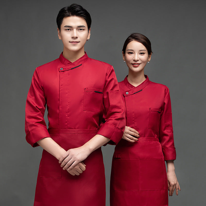 Chef Workwear Long Sleeve Suit Long Sleeve Top