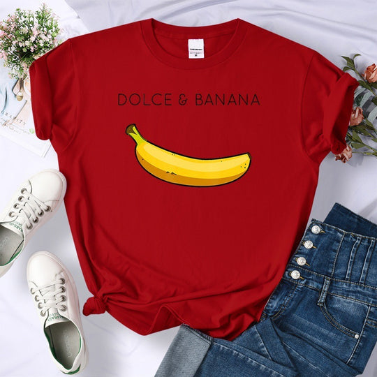 Dolce Banana Anime Printed T Shirts