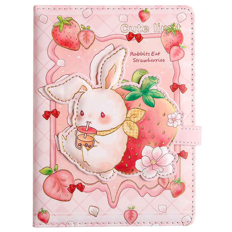 Love Limited Coloring Magnetic Buckle Leather Diary