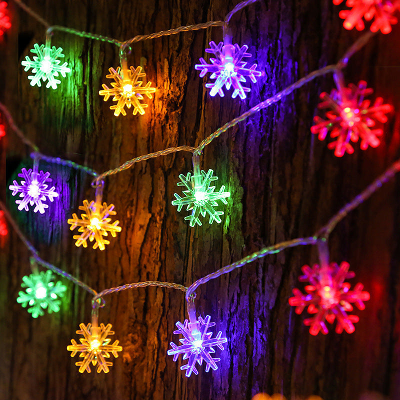 Room Decoration LED Snowflake Lighting Chain