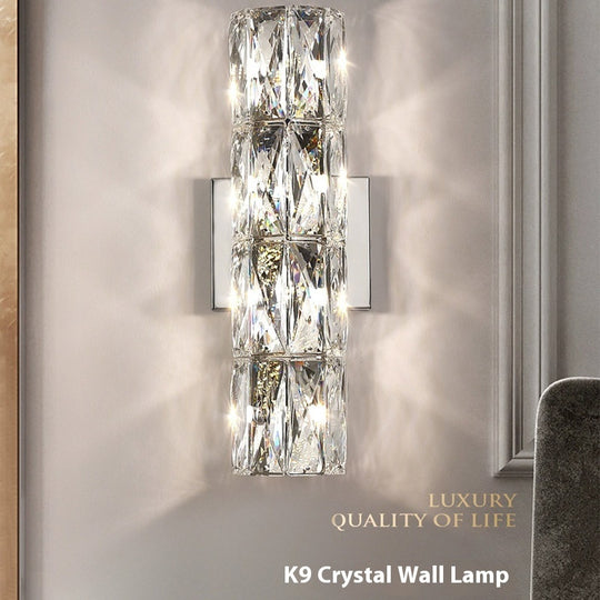 Crystal Wall Lamp Living Room Bedroom Stair Wall Lamp