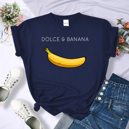 Dolce Banana Anime Printed T Shirts